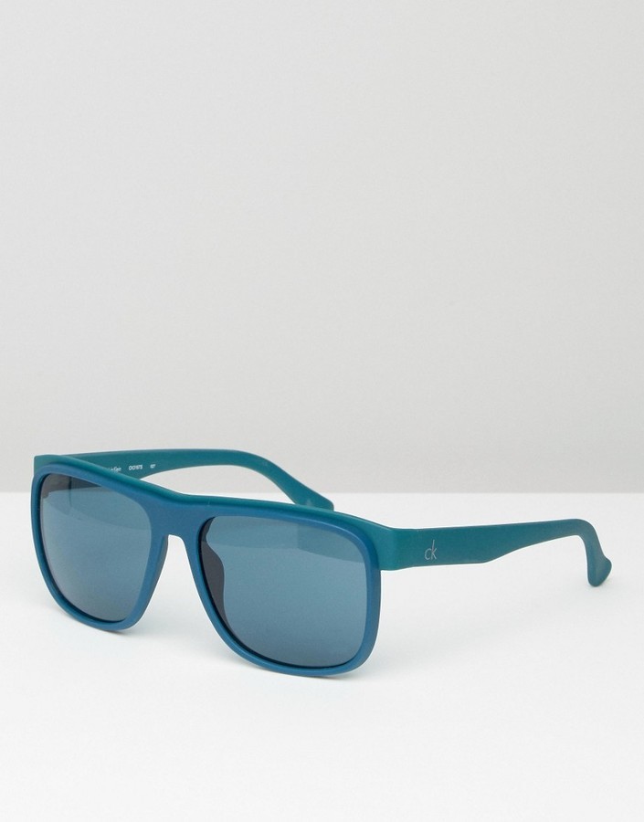 calvin klein sunglasses blue