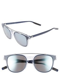 Christian Dior Dior Homme Black Tie 52mm Sunglasses Blue Crystal Palladium