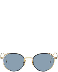 Thom Browne Gold Tb106 Sunglasses