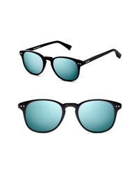 MVMT Hyde 57mm Polarized Round Sunglasses