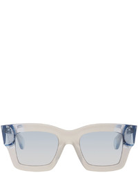 Jacquemus Off White Blue Les Lunettes Baci Sunglasses