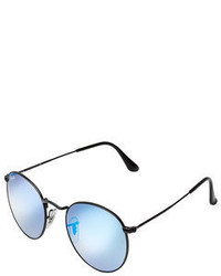 Ray-Ban Round Metal Sunglasses With Colored Lenses