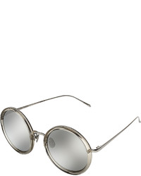 Linda Farrow Round Sunglasses