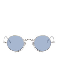 Matsuda Silver And Blue 10601h Sunglasses
