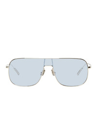 Ambush Silver And Blue Full Frame Sunglasses