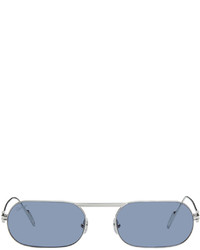Cartier Silver Premire De Oval Sunglasses