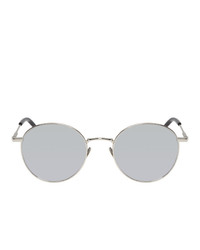 Saint Laurent Silver Sl 250 Sunglasses