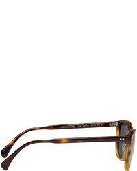 Oliver Peoples Tortoiseshell Finley Sunglasses