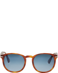 Persol Tortoiseshell Round Sunglasses