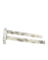 A-Cold-Wall* White Retrosuperfuture Edition Marble Sunglasses