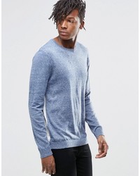 Asos Cotton Sweater With Contrast Back