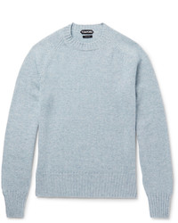 Tom Ford Mlange Cashmere And Linen Blend Sweater