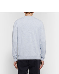 Paul Smith Mlange Cashmere Cotton And Wool Blend Sweater