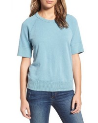 James Perse Raglan Sleeve Cotton Pullover