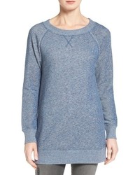 Caslon Space Dye Tunic Sweatshirt