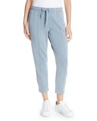 Light Blue Sweatpants with Light Blue Pants Outfits For Women (2