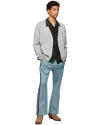 Needles Blue Purple Boot Cut Track Sweatpants