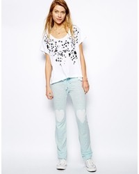 Wildfox Couture Wildfox Lover Skinny Joggers Blue