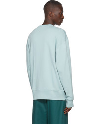 Acne Studios Blue Cotton Sweatshirt