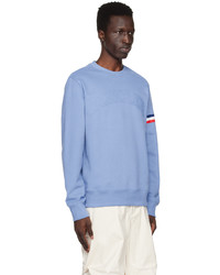 Moncler Blue Crewneck Sweatshirt