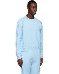 M.A. Martin Asbjorn Blue Cropped Sweatshirt