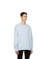 Givenchy Blue Embroidered Refracted Sweatshirt