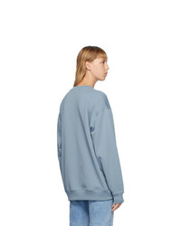 Acne Studios Blue Logo Patch Sweatshirt