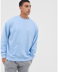 ASOS DESIGN Oversized Sweatshirt In Blue