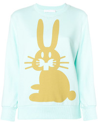 Peter Jensen Rabbit Print Sweatshirt