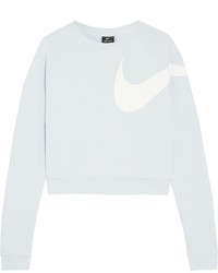 Nike Versa Cropped Jersey Sweatshirt Sky Blue