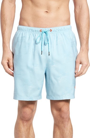 blue swim trunks