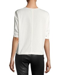 Isabel Marant Cotton Keyhole T Shirt