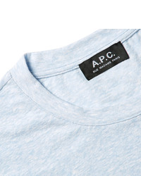 A.P.C. Jimmy Slim Fit Slub Cotton Blend Jersey T Shirt