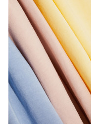 Prada Set Of Three Cotton T Shirts Sky Blue