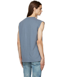 John Elliott Blue Rodeo Tank Top