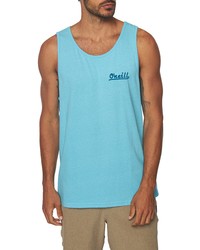 O'Neill Bright Side Cotton Graphic Tank In Aquarius At Nordstrom