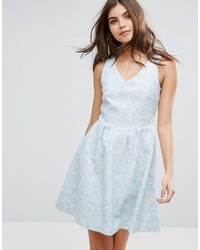 Light Blue Textured Dress