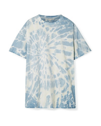 Light Blue Tie-Dye Crew-neck T-shirt