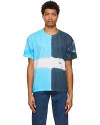 Nanamica Blue Hs Graphic T Shirt