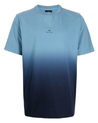 PS Paul Smith Cotton Ombr Print T Shirt