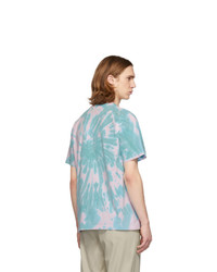 Aries Pink And Green Tie Dye Go Your Own Way T Shirt