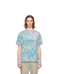 Aries Pink And Green Tie Dye Go Your Own Way T Shirt