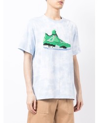 Mostly Heard Rarely Seen Sneaker Print Tie Dye T Shirt