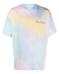 BLUE SKY INN Tie Dye Logo Embroidered T Shirt