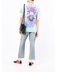 RIPNDIP Wizard Graphic Print Spiral Tye T Shirt