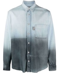 Roberto Cavalli Tie Dye Denim Shirt
