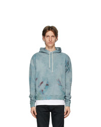 John Elliott Blue Marble Mix Beach Hoodie