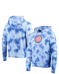 New Era Royal Chicago Cubs Tie Dye Pullover Hoodie