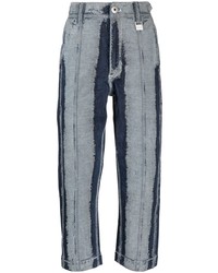 Pronounce Stitch Detail Tie Dye Print Jeans