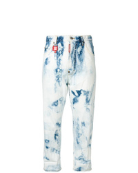 Dsquared2 Tie Dye Cropped Jeans